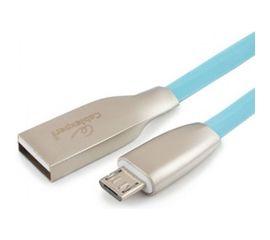 Кабель Cablexpert серия Gold USB 2.0 AM/micro-B, длина 1м, синий, блистер CC-G-mUSB01Bl-1M 
