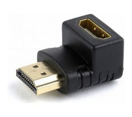 Переходник HDMI-HDMI Cablexpert, 19F/19M, угловой соединитель 90 градусов, A-HDMI90-FML 