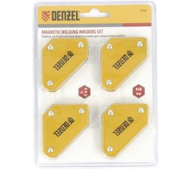Набор из 4 магнитных фиксаторов для сварочных работ DENZEL 97555 