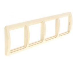 4-местная горизонтальная рамка EKF Лондон бежевая EKF EEM-G-304-20 