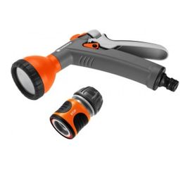 Комплект Gardena: пистолет-распылитель для полива + коннектор с автостопом 1/2" 18345-32.000.00 