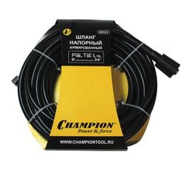 Шланг напорный армированный (10 м;&nbsp;M14х1.5 мм;&nbsp;M22х1.5 мм) Champion C8121 