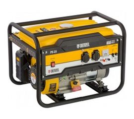 Бензиновый генератор DENZEL PS 25, 2,5 кВт, 230В, 15л, ручной стартер 946814 