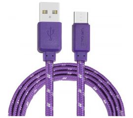 Кабель CROWN USB - microUSB CMCU-3052M violet CM000002116 