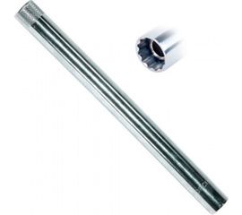 Головка свечная, магнитная, длинная 12-гранная 3/8", 14 мм, 250 мм FORCE 807325014M 