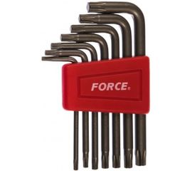 Набор Г-образных ключей с внешней звездочкой FORCE Т10-Т40 7 предметов 5071 