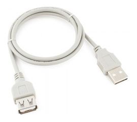 Кабель-удлинитель Gembird USB 2.0, AM/AF, 75см, пакет CC-USB2-AMAF-75CM/300 
