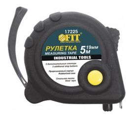 Рулетка Универсал 5 м х 19 мм тройной стопор FIT 17225 