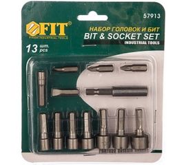 Набор бит и головок FIT IT 57913 