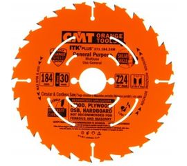 Диск пильный по дереву (184х30х1,7/1,1 мм; Z24) CMT 271.184.24M 