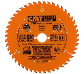 Диск пильный по дереву (235х30/25х2,4/1,6 мм; Z48) CMT 272.235.48M 