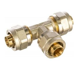 Переходник T-образный байонет (3xМ1/4") 48В 345 GAV 15264 