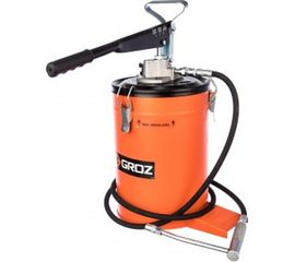 Ручной нагнетатель смазки Groz VGP-10A GR44281 275 атм., емкость 10 кг переносной, 4-9гр/ход 