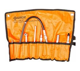 Многоцелевой набор адаптеров для смазки к ручным шприцам GROZ GR44950 - GAK/7 