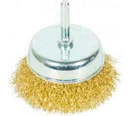 Щетка-крацовка чашечная (60 мм, латунированная проволока) GROSSMEISTER 021068002 