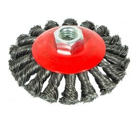 Щетка-крацовка коническая (115 мм, стальная проволока) для УШМ GROSSMEISTER 021088001 