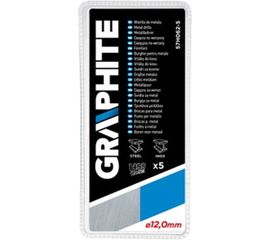 Сверло по металлу HSS-Co (5 шт; 12х151х101 мм) GRAPHITE 57H062-5 