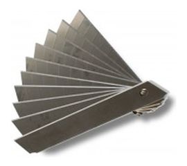 Лезвия сменные для ножей (10 шт, 18 мм) GROSSMEISTER 008002001 