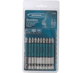 Набор бит (Ph2; 70 мм) 10 шт. GROSS 11262 