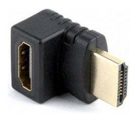 Переходник Cablexpert HDMI-HDMI, 19F/19M, угловой соединитель, 270 градусов A-HDMI270-FML 