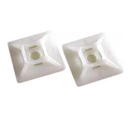 Самоклеящаяся площадка для крепления стяжек Hyperline HW-2A 12,7x12,7 мм, 100 штук 45508 