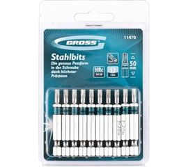 Набор бит TORX (Т20; 50 мм) 10 шт. GROSS 11470 