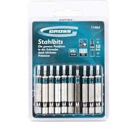 Набор бит (HEX 3; 50 мм) 10 шт. GROSS 11462 