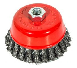 Щетка-крацовка чашечная (стальная проволока, 100 мм) GROSSMEISTER 021058002 