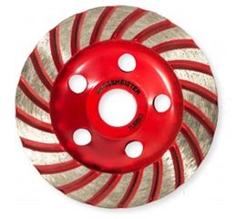 Чашка алмазная шлифовальная ТУРБО 115х22.2 мм GROSSMEISTER 011111001 