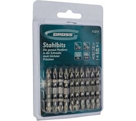 Набор бит двухсторонний (PH2-PZ2 х 45 мм) 10 шт. GROSS 11217 