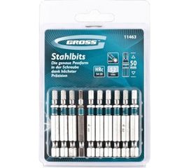 Набор бит (HEX 4; 50 мм) 10 шт. GROSS 11463 