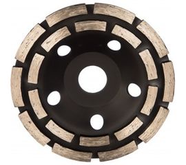 Чашка алмазная двухрядная (125х22.2х5 мм) Gigant G-1009 