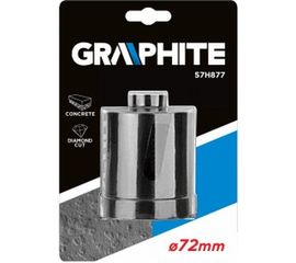Коронка алмазная (72x75х8 мм; М14) GRAPHITE 57H877 