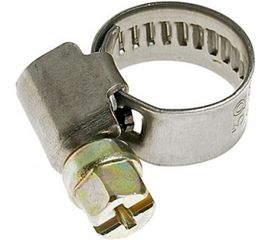 Ленточный червячный хомут 008-012мм нержавеющая сталь JTC-ZN12 