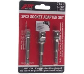 Набор адаптеров 1/2"х73, 3/8"x65, 1/4"х65 JTC 7670 