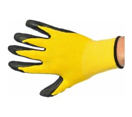 Вязаные нейлоновые перчатки с рельефным латексным покрытием Gigant 12 шт. G-169 