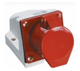 Розетка наружной установки IEK 16А 3P+Е+N 380В IP44 115 ИЭК PSR12-016-5 