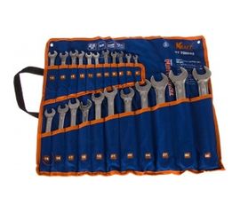 Набор комбинированных ключей 22шт: 6-19 21 22 24 27 30 32мм сумка KRAFT KT 700592 