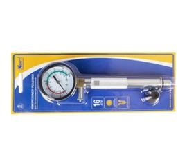 Компрессометр KRAFT 16 Атм., резьбовой для бензиновых двигателей KT 831014 