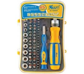Отверточная рукоятка 65 предметов KRAFT KT 700447 