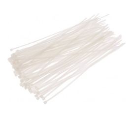 Пластиковый хомут Kroft белый 150 мм 100 шт. 202013 