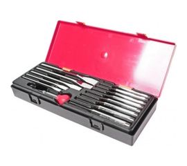 Набор выколоток и зубил с кернером в кейсе (14 предметов) JTC K8141 