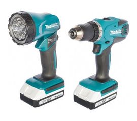 Аккумуляторная дрель-шуруповерт Makita DF457DWLE 