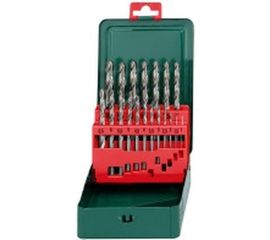 Набор сверл в металлической коробке (19 шт.; 1-10 мм, HSS-G) Metabo 627153000 