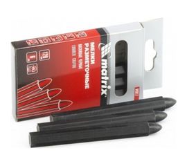 Разметочные восковые мелки MATRIX черные, 120 мм, 6 шт. 84817 