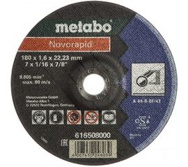 Круг отрезной по металлу Novorapid (180x1.6x22.2 мм) Metabo 616508000 