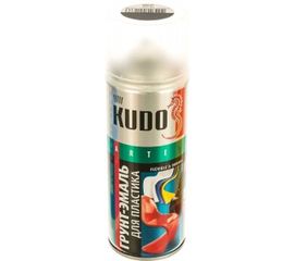Грунт-эмаль аэрозоль для пластика KUDO черная 520 мл 1/12 RAL 9005 6002 11599451 