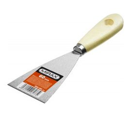 Шпатель стальной c деревянной ручкой, 60 мм MIRAX 1000-060_z01 