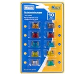 Набор предохранителей KRAFT MICRO 10 шт, Без пинцета KT 870023 