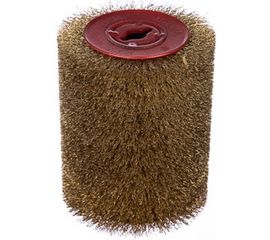 Щетка стальная с латунным покрытием 100х120 мм Makita P-65648 